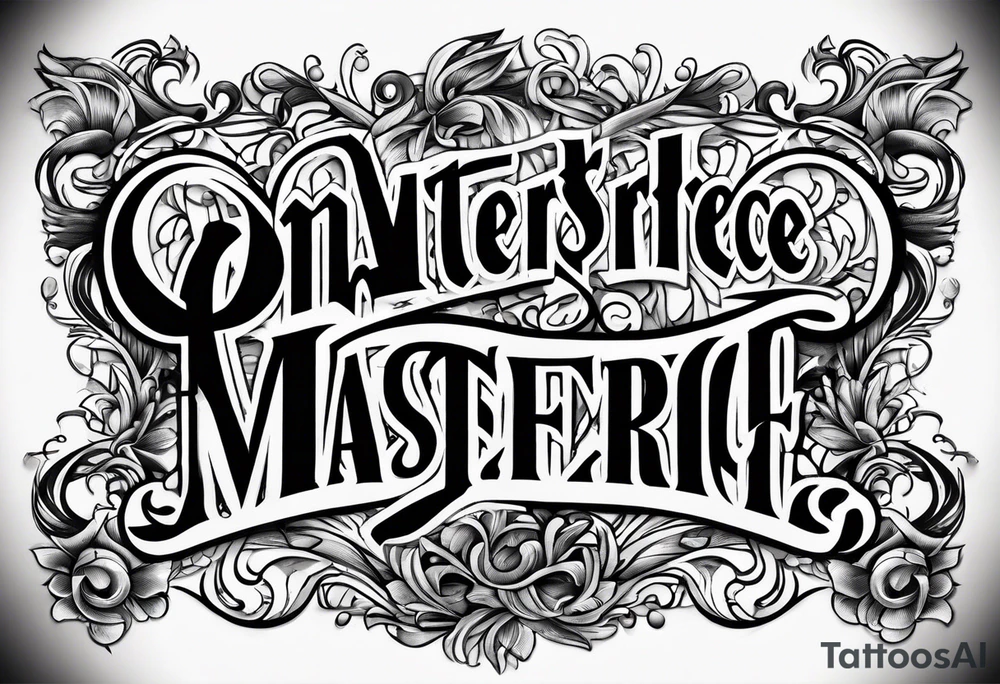 Lettering that says Ivan tattoo idea