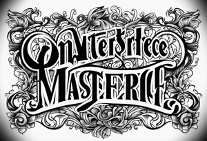 Lettering that says Ivan tattoo idea