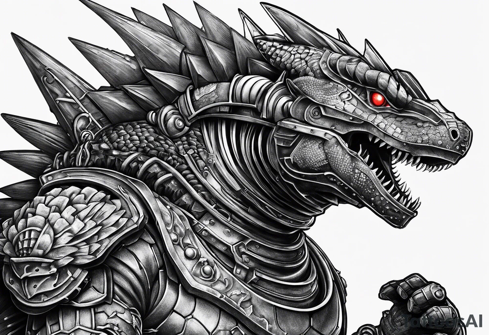 Mechagodzilla tattoo idea