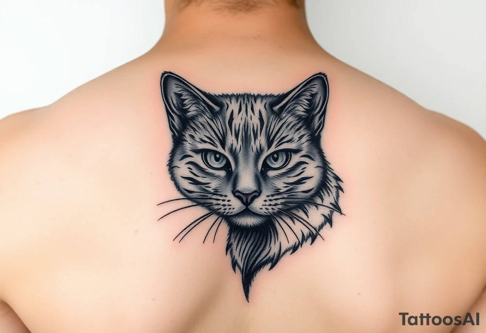 Black Cat tattoo idea