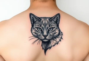 Black Cat tattoo idea