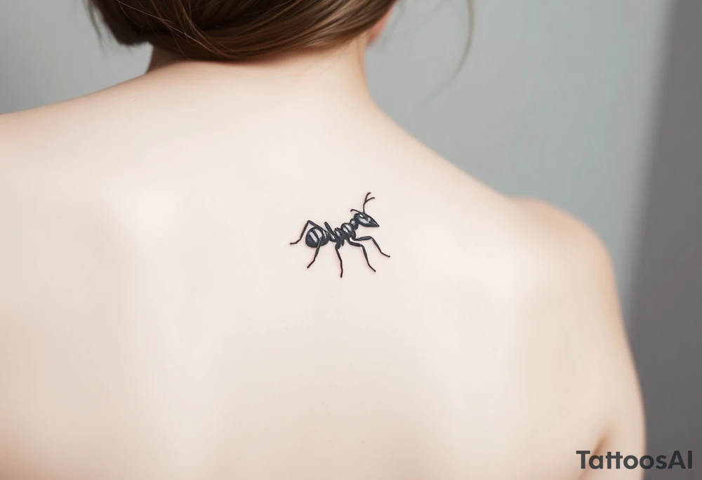 Army ant tattoo idea