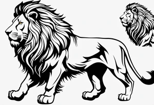 Lion tattoo idea