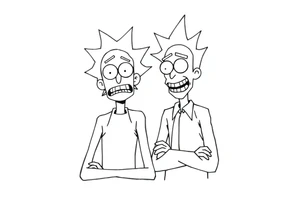 rick et morty tattoo idea