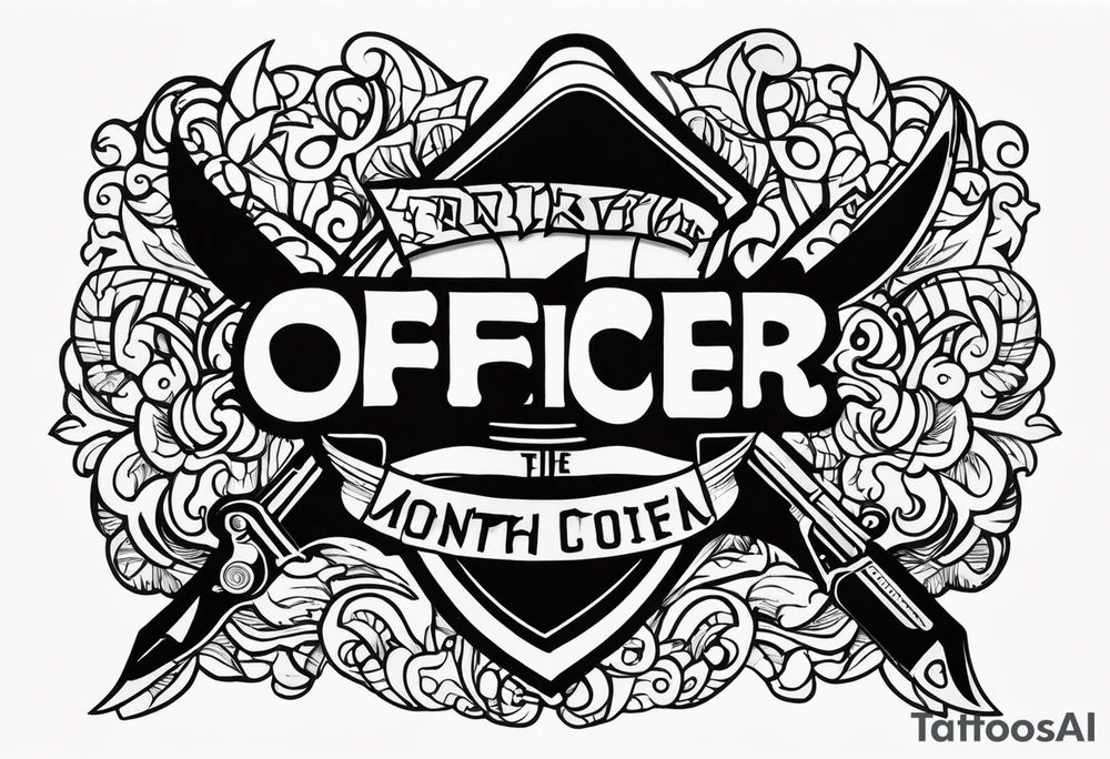 Officer Big Dick tattoo idea