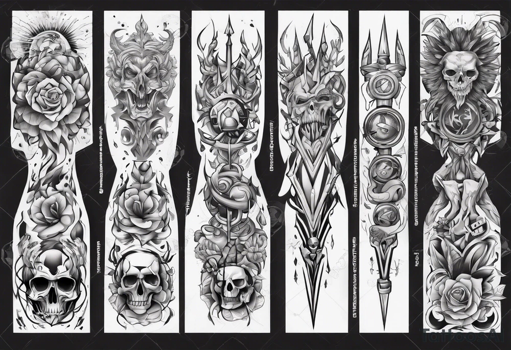 full arms tattoo idea
