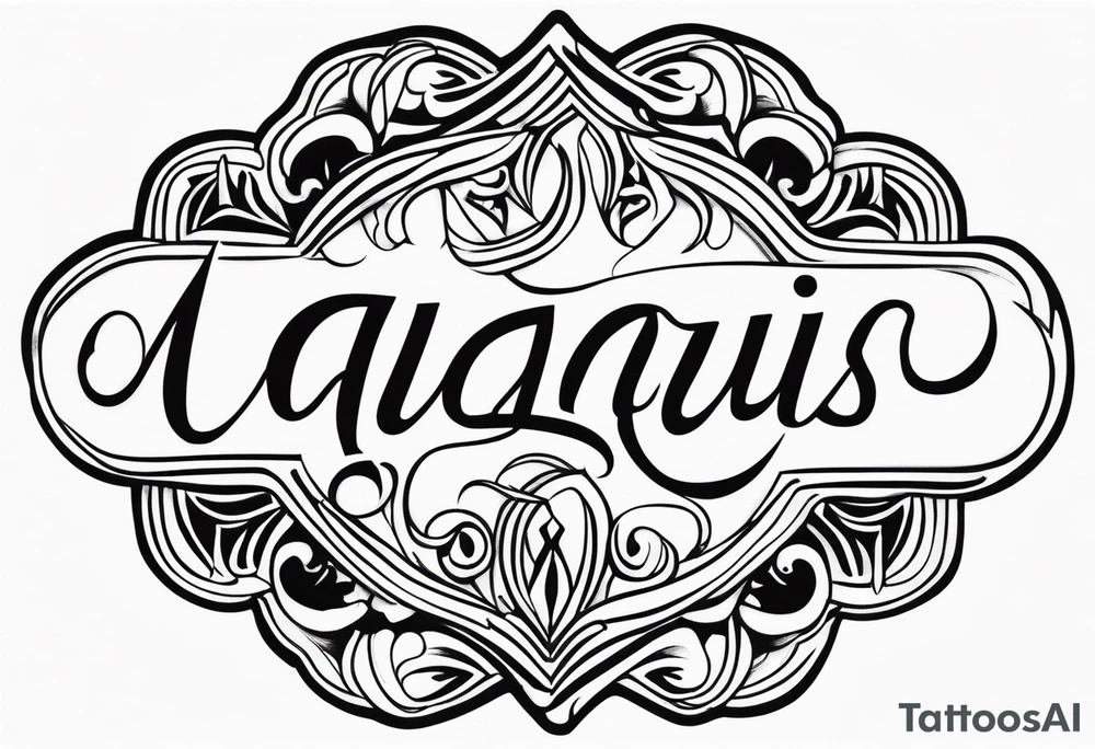 Brinley Kay, Aquarius sign tattoo idea