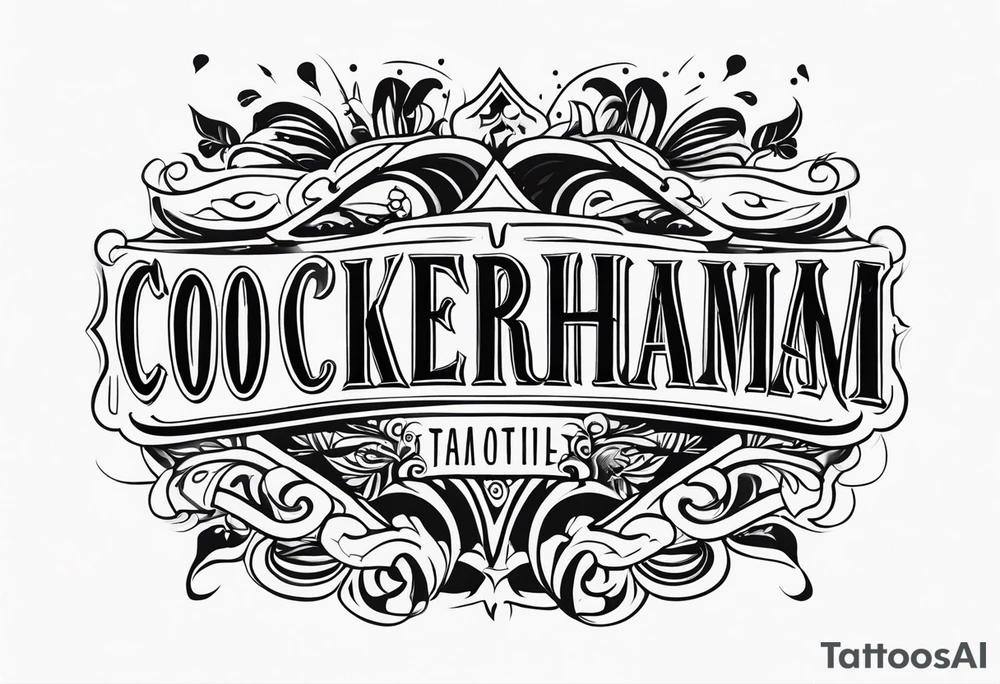Cockerham tattoo idea