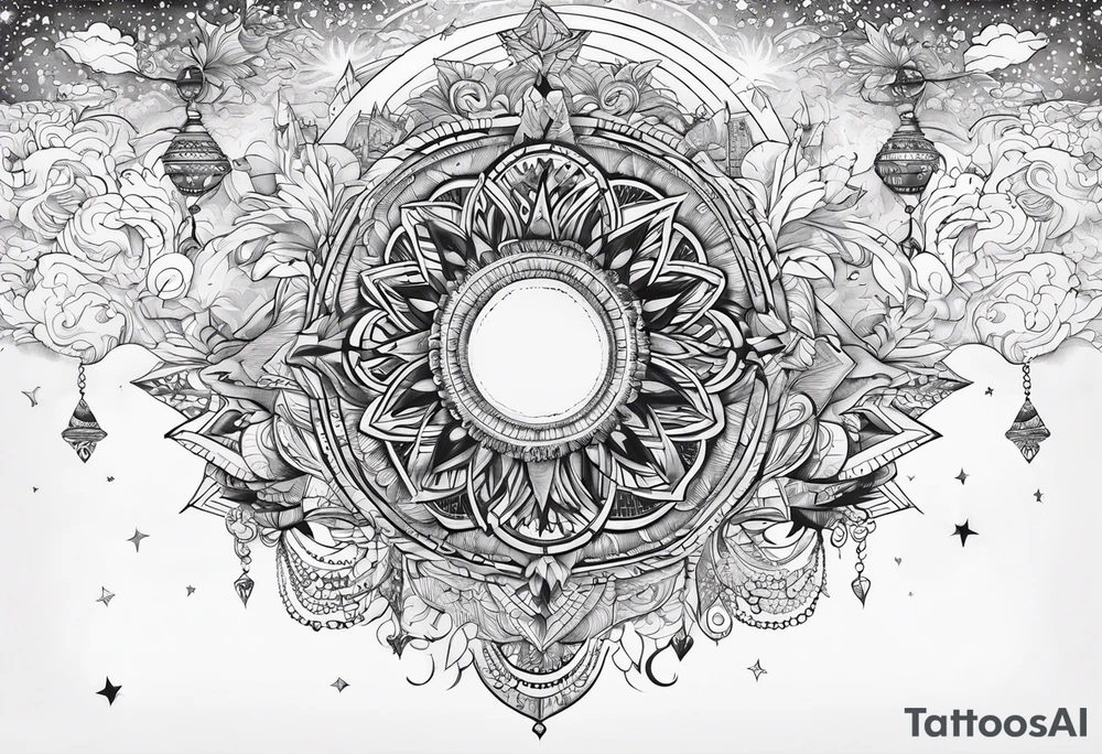 A spangle in the sky tattoo idea