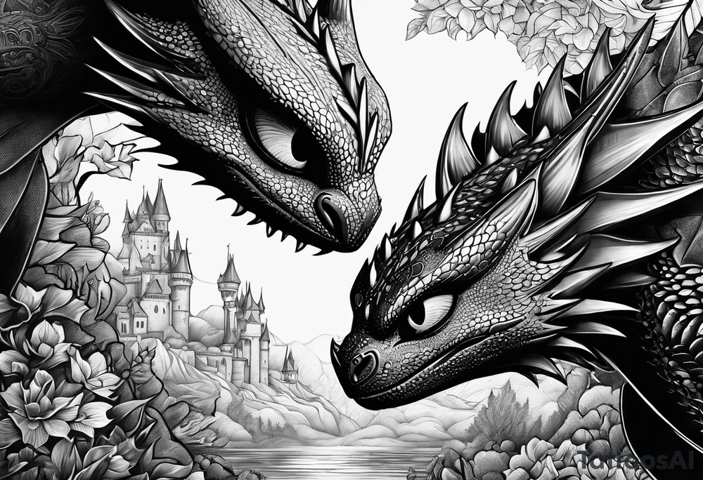 the tv show how to train your dragon tattoo idea