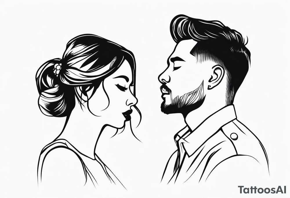 pair couple tattoo tattoo idea