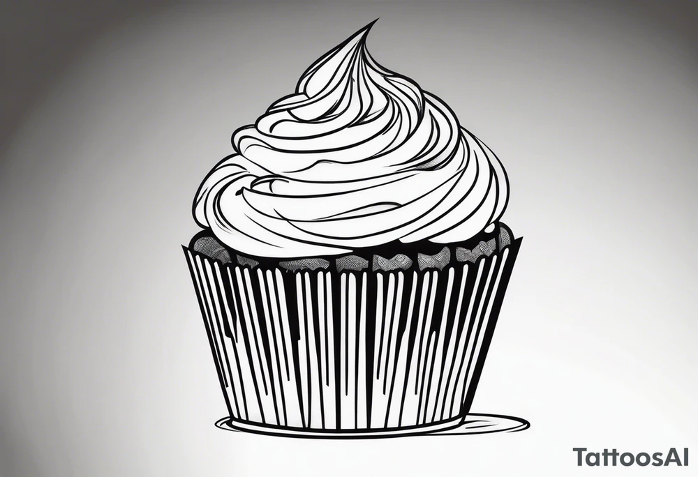 Cupcake or Food Item tattoo idea