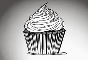 Cupcake or Food Item tattoo idea