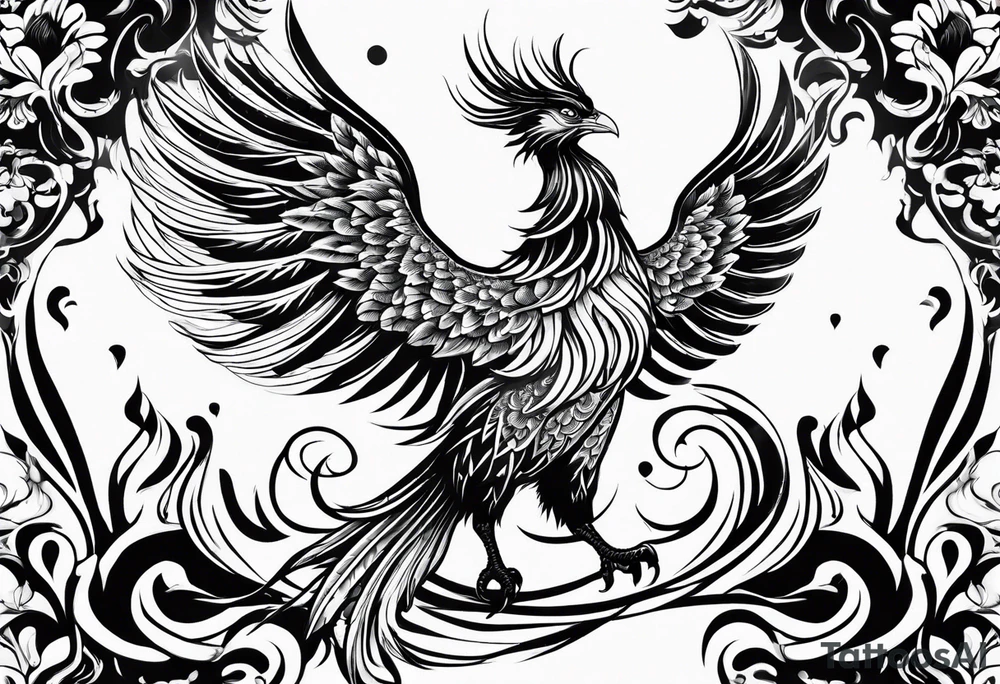 Phoenix tattoo idea
