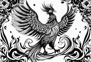 Phoenix tattoo idea