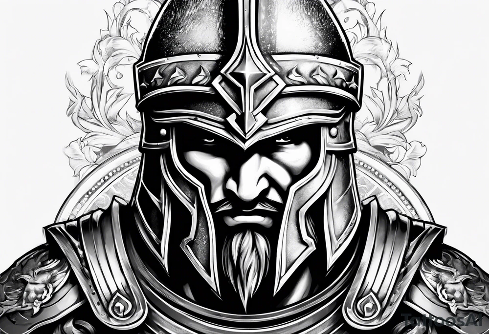 Spartan crest tattoo idea
