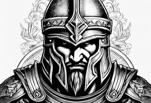 Spartan crest tattoo idea