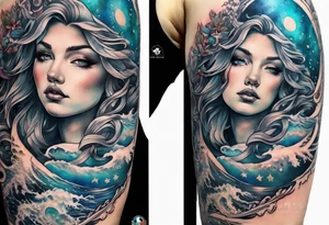 Neptune tattoo idea