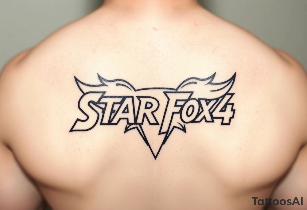 Star Fox 64 logo tattoo idea