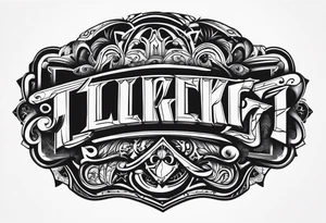 rocker tattoo idea