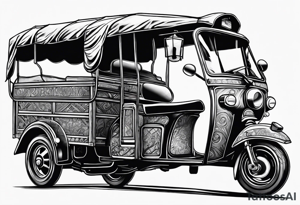 Tuk tuk tattoo idea