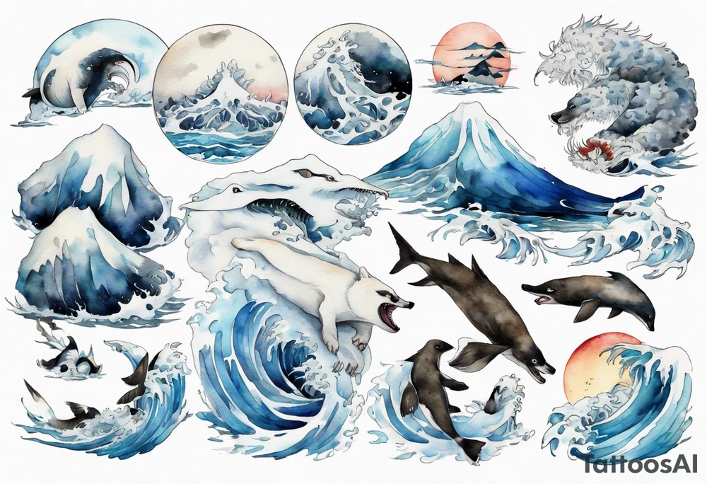 an in the arctic tattoo idea