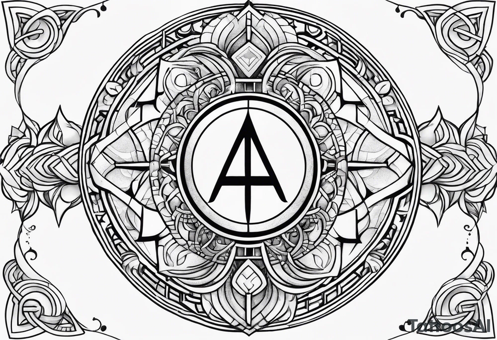 Love, source, abundance, Gemini symbol tattoo idea