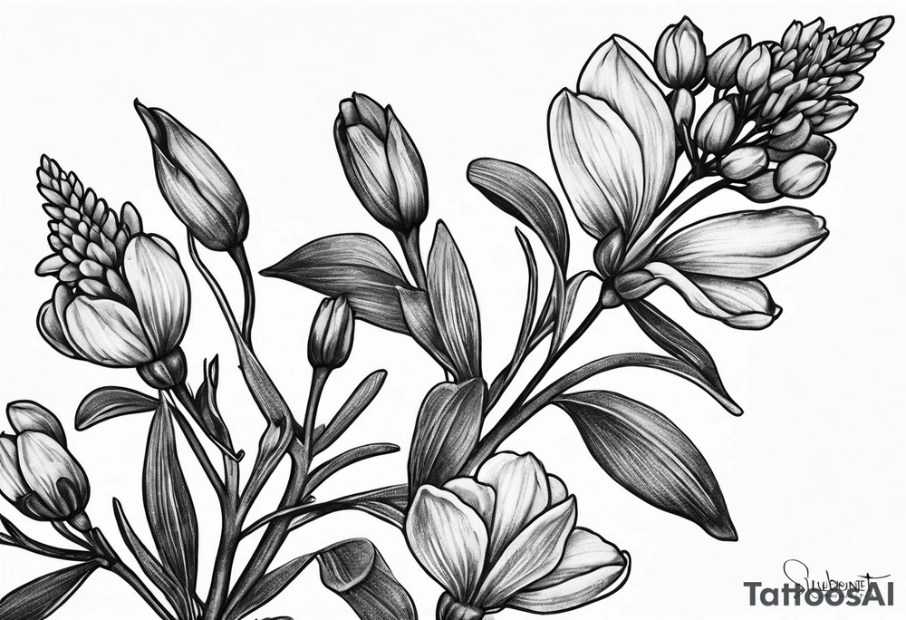 Bluebonnet tattoo idea