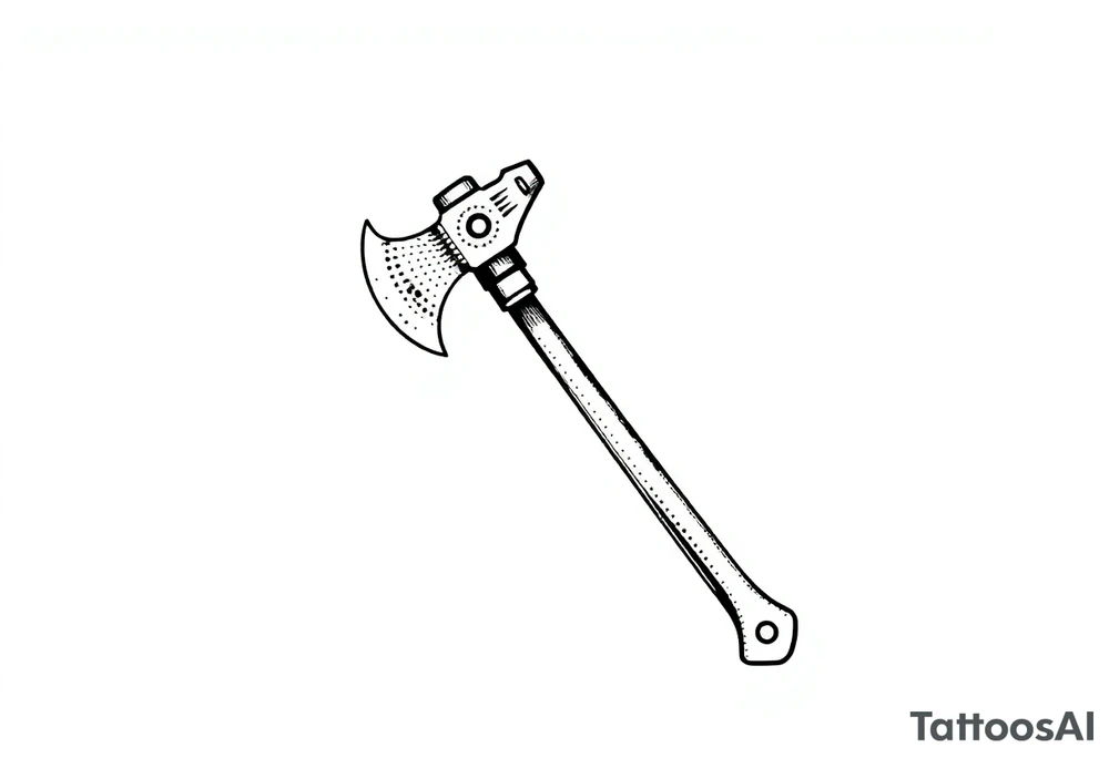 firefighter axe tattoo idea