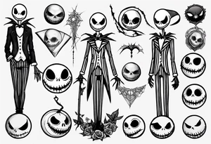 jack skellington tattoo idea