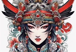 The name Nakama painted vertically, in Shôdo style writing. tattoo idea