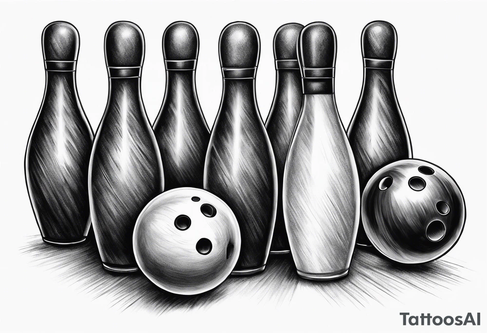 Bowling tattoo idea