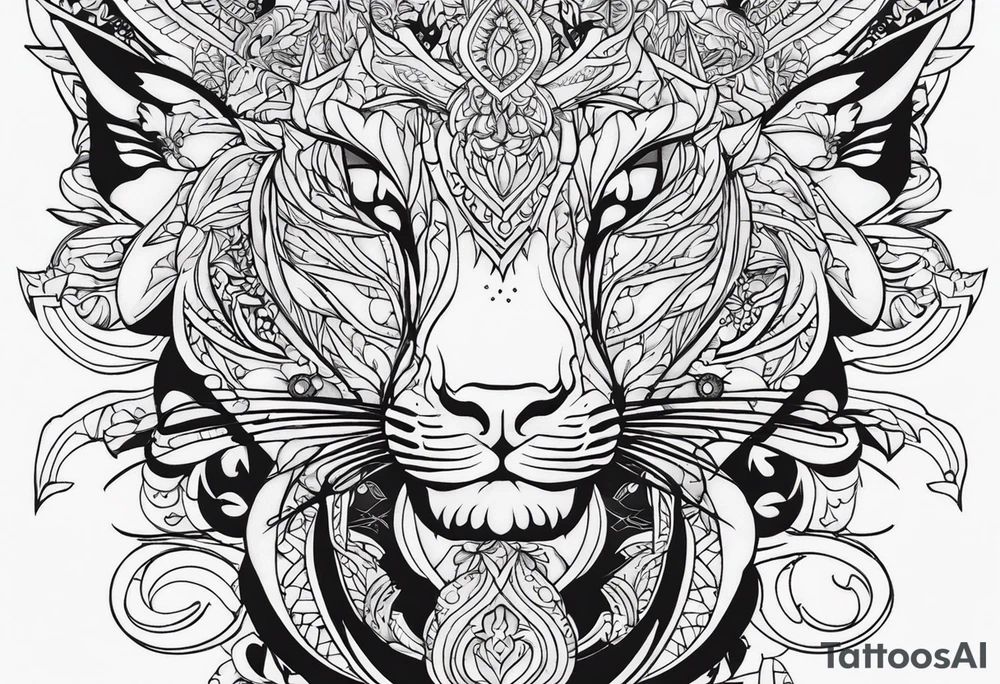 Медведь и Русский патриот tattoo idea