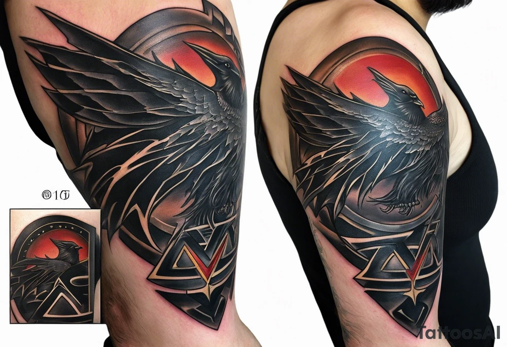 i have tattoos on my left arm that relate to the Klingons in Star Trek, including the symbol of the klingon empire, the bat'leth sword, SOME KLINGON WRITING, AND A BIRD OF PREy starship. am looking for filler and additional details that are visually simiLAR and complimentary to the imagery i am using already. tattoo idea