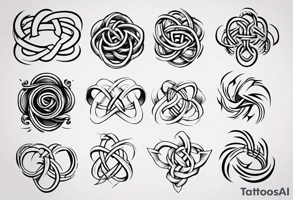 Prime knot 6,1 but very simple and clean tattoo idea
