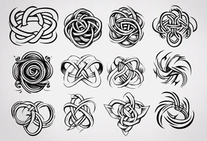 Prime knot 6,1 but very simple and clean tattoo idea