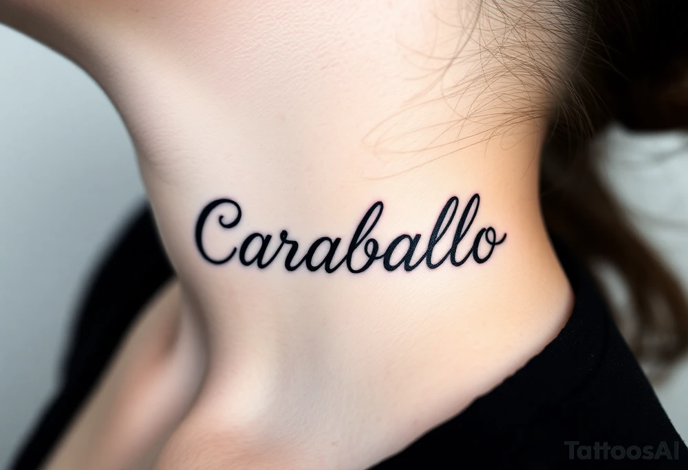 Caraballo tattoo idea