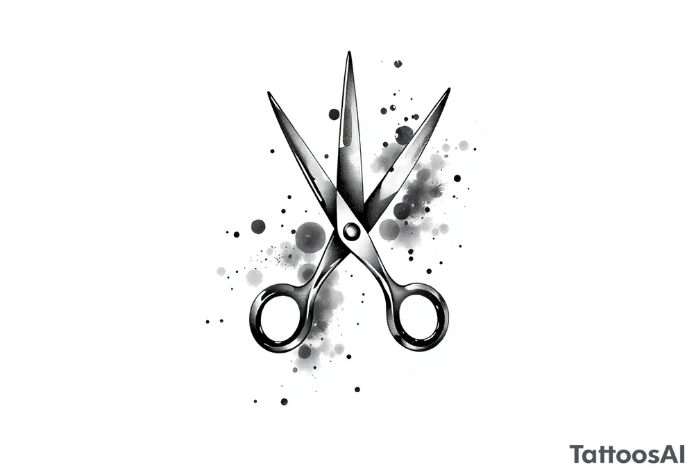 Scissors tattoo idea