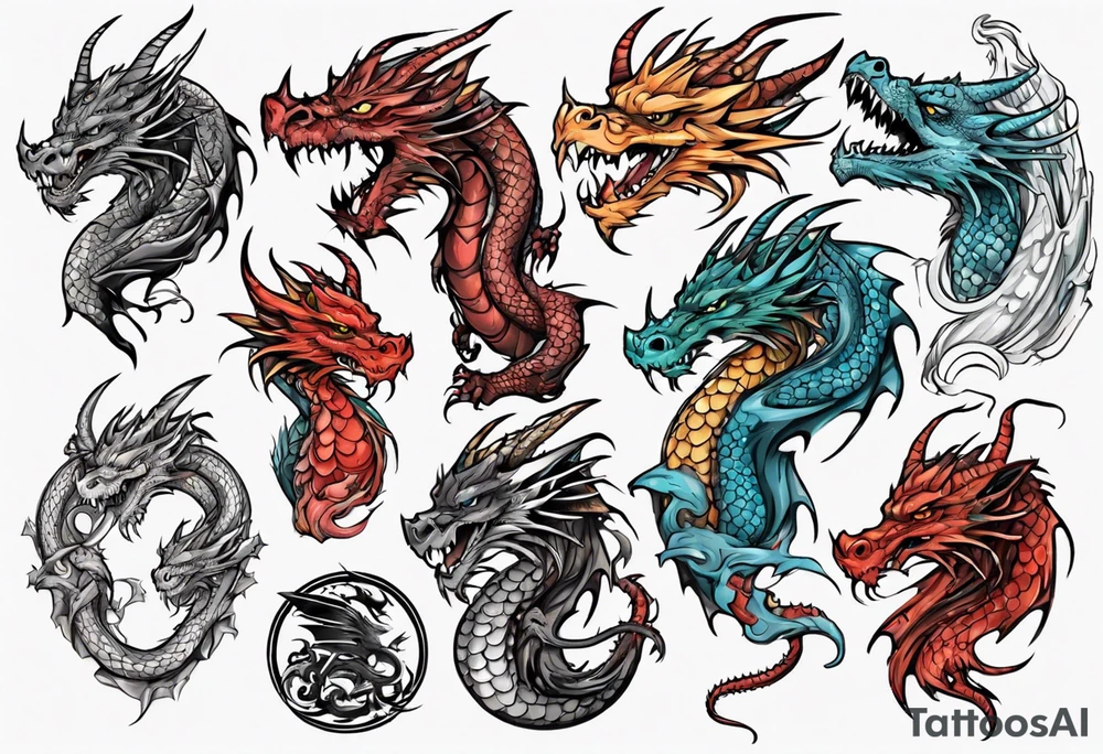 dragon tattoo idea