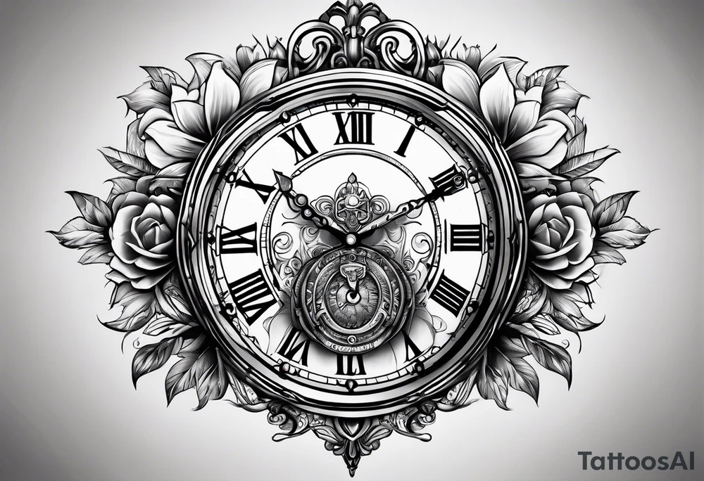 Clock tattoo idea