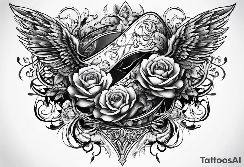 broken tattoo idea