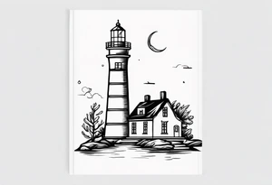 Leuchtturm Stacheldraht tattoo idea