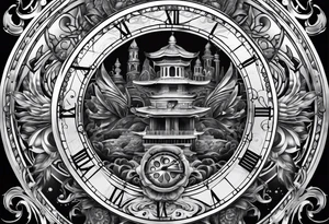 sandclock tattoo idea