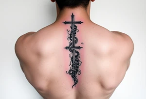 Christian tattoos for women spine tattoo idea