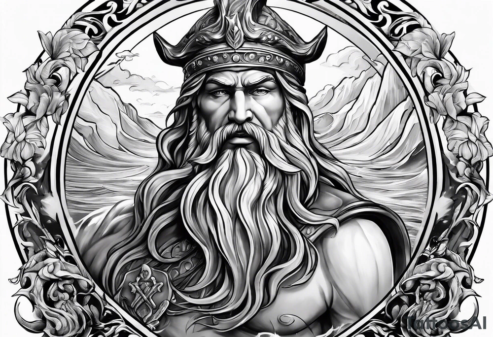 poseidon tattoo idea