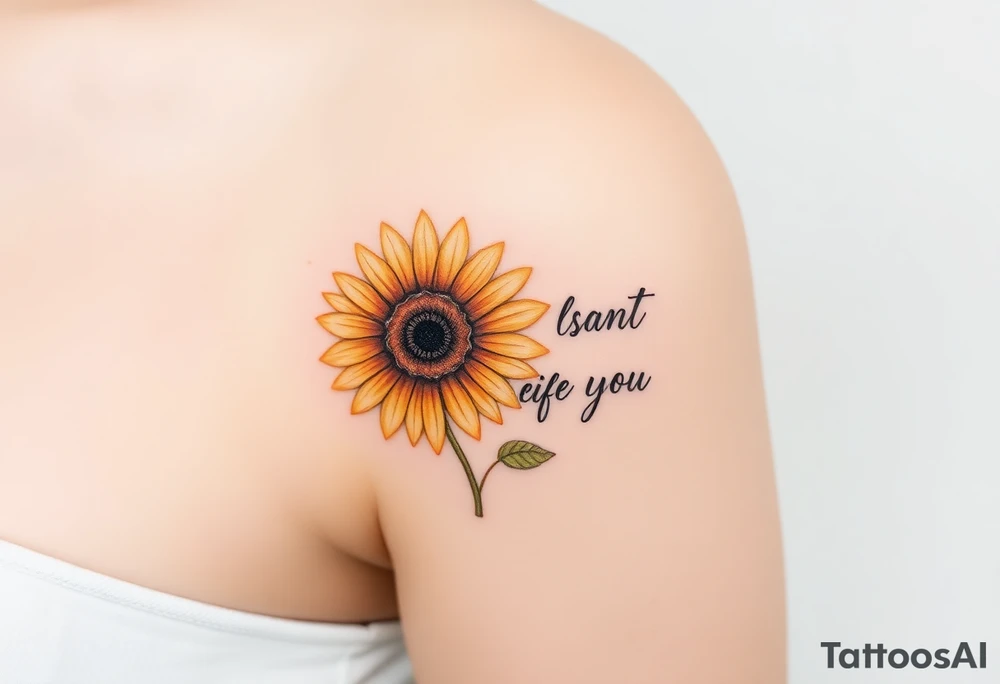 Quotes 
paintbrush
Sunflower tattoo idea