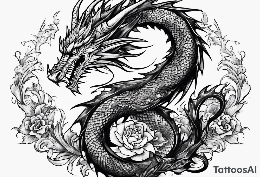 dragon tattoo idea
