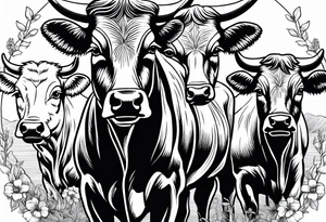 Cows, tractors, lawyer tattoo idea