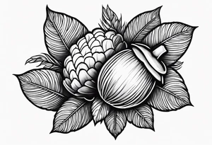 Acorn tattoo idea
