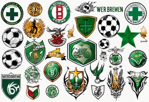 werder bremen fußball, tattoo idea